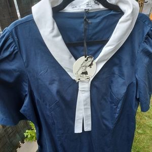 Never worn Hell Bunny nautical dress